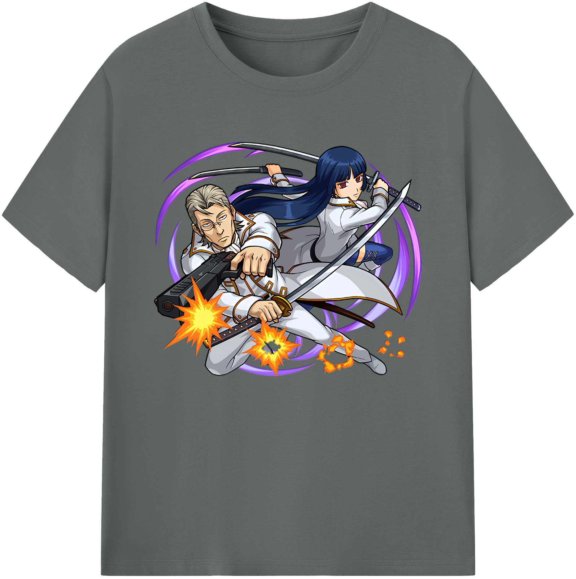 （画像用） ぎんたま 坂田銀時（さかたぎんとき） 神楽 志村新八（しむら しんぱち） GINTAMA Sakata Gintoki Kagura Shimura Shinpachi 綿100％ メンズ半袖Tシャツ｜肌触りやわらか＆通気性
